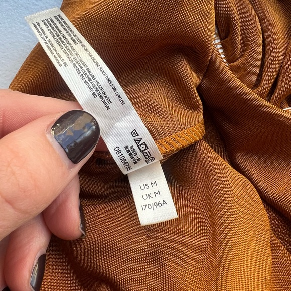 Free People Turnt Bodysuit in Honey Ginger - Picture 8 of 8